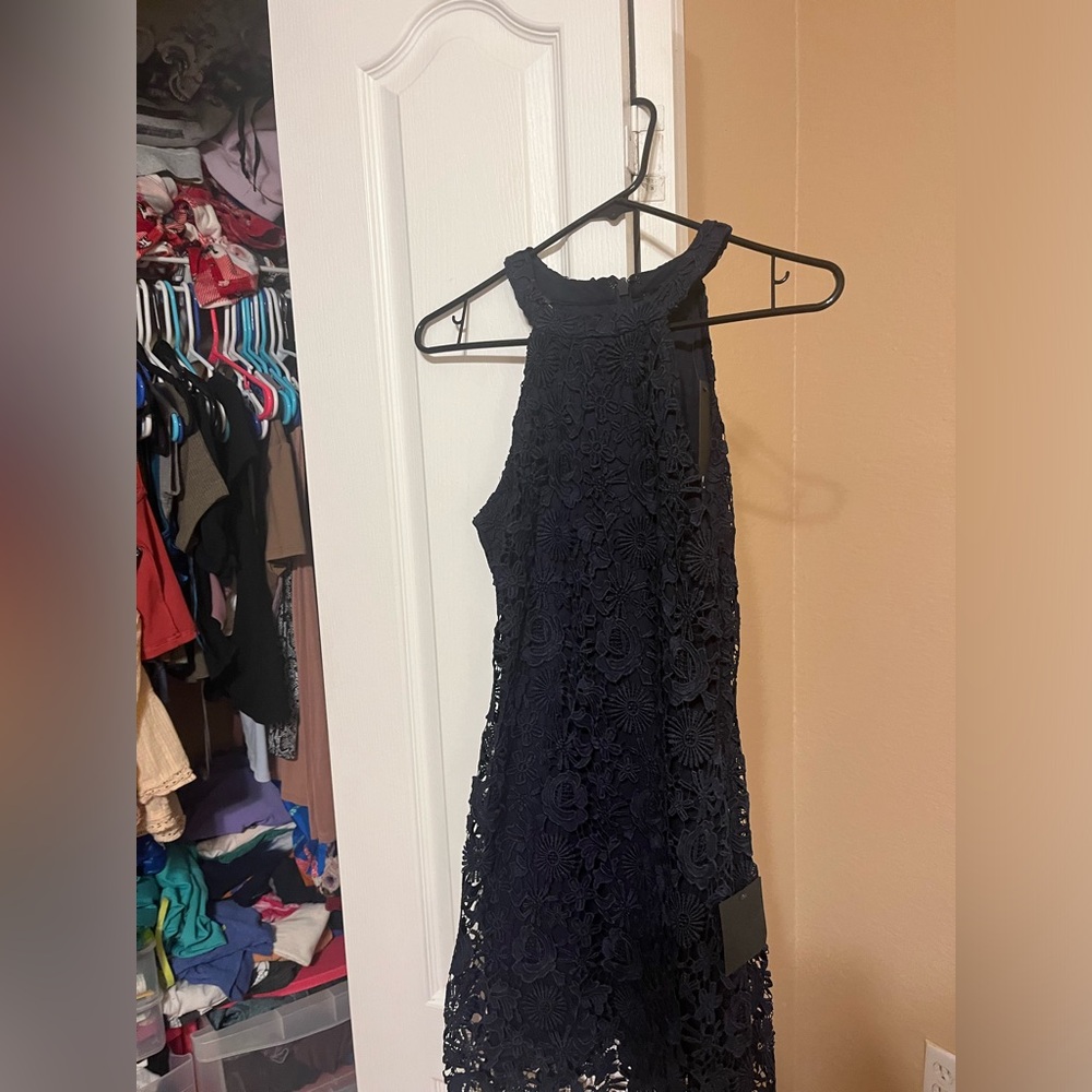Lulus Blue Lace Dress